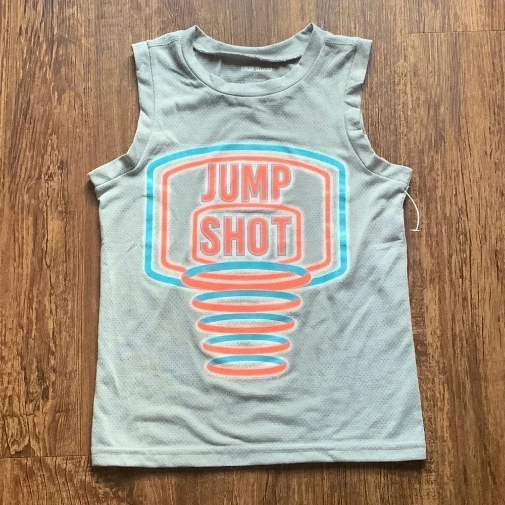 Boy’s Okie Dokie Mesh Basketball Tank Tee